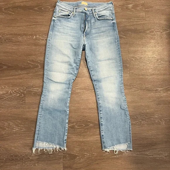 MOTHER the Insider Crop Step Fray Jeans - Picture 5 of 7